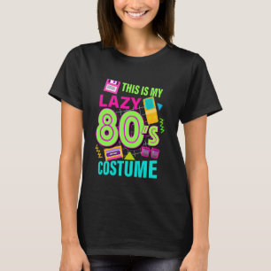 T-shirt Voici mon costume 80s Halloween Party Pop Lover I