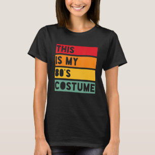 T-shirt Voici mon costume des années 80