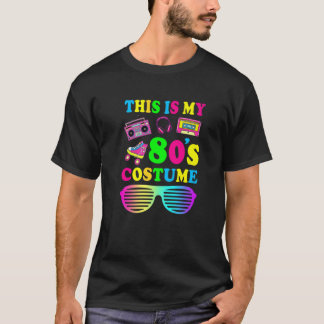 T-shirt Voici Mon Costume Des Années 80 Pour Les Femmes Ho