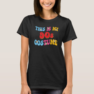 T-shirt Voici mon costume des années 90 1990 Retro Vintage