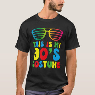 T-shirt Voici Mon Costume Des Années 90 80 90 Quatre-Vingt