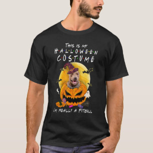 T-shirt Voici mon costume d'Halloween Je suis vraiment un