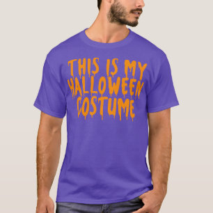 T-shirt Voici Mon Costume Halloween Couples Halloween Cos
