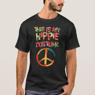 T-shirt Voici Mon Costume Hippie Retro 60s les années 70 t
