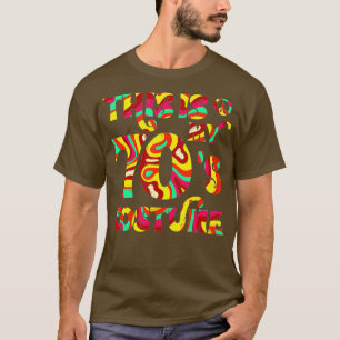 T-shirt Voici Mon Costume les années 70 - 3