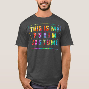 T-shirt Voici Mon Costume Purim Juif Joyeux Purim Holida