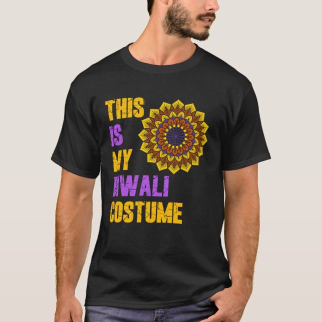 T-shirt Voici mon Diwali Happy Diwali avec Deepawali Lam (Devant)