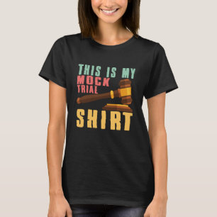T-shirt Voici mon Faux procès pour avocats et étudiants en