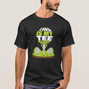 T-shirt Voici Mon Golf Vêtements Golfing Legend Gol