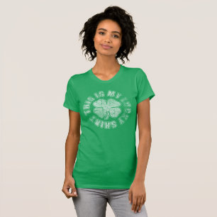 T-shirt Voici Mon Jour de la Saint Patrick De Chemise Luck