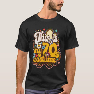 T-shirt Voici Mon les années 70 Costume Thème Partie Hippi