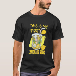 T-shirt Voici Mon Premier Stand De Lemonade