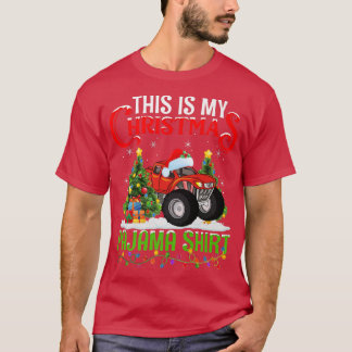 T-shirt Voici Mon Pyjama Chemise Monster Camion Ch