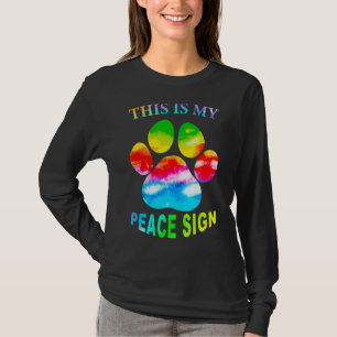 T-shirt Voici Mon signe de paix Voici mon signe de paix