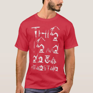 T-shirt Voici mon stand de yoga 46