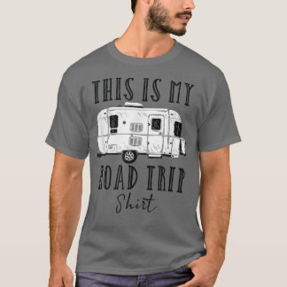 T-shirt Voici My Road Trip Happy Camping jour