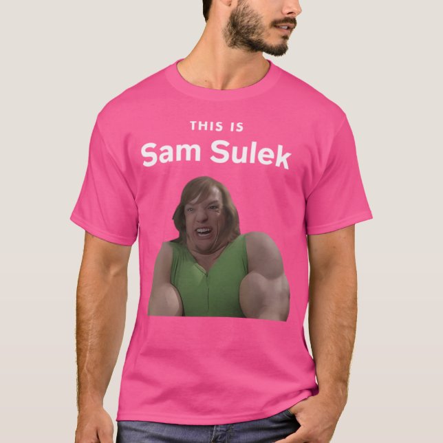 T-shirt Voici Sam Sulek (Devant)