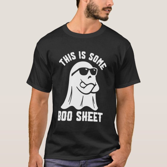 T-shirt Voici Un Petit Fantôme D'Halloween (Devant)