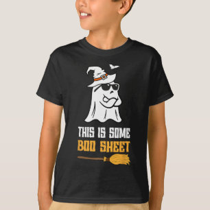 T-shirt Voici Un Petit Fun De Boite Halloween Ghost
