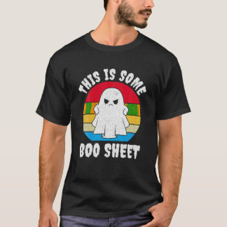 T-shirt Voici une feuille de livre fantôme cool drôle Hall