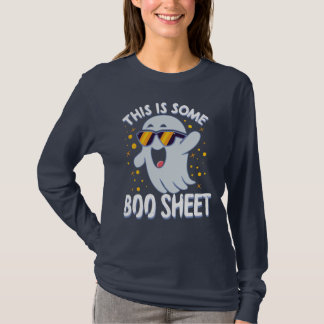 T-shirt Voici une feuille de livre - mignon Halloween