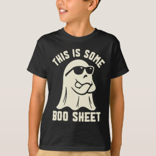 T-shirt Voici Une Petite Feuille De Boite Halloween Ghost 