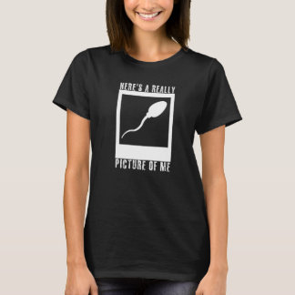 T-shirt Voici une photo vraiment vieille de moi mignonne S