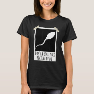 T-shirt Voici une très vieille photo de moi Blague photo d