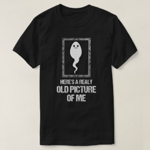 T-shirt Voici une vraie vieille photo de moi drôle chemise