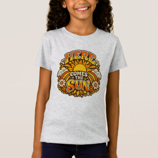 T-Shirt Voici venir le soleil Fleur vintage Nature