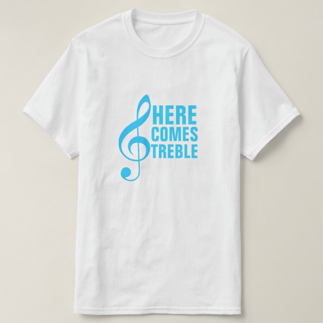 T-shirt Voici venir le triple (Design devant)