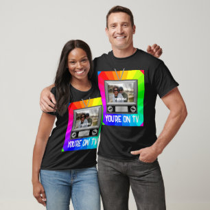 T-shirt VOICI VOTRE PHOTO Vous Êtes à la Télévision