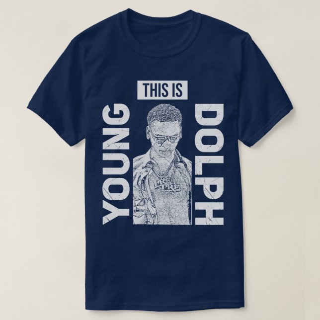 T-shirt Voici Young dolph (Design devant)