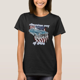 T-shirt Voie Américaine Eldorado Caddy Rockabilly De