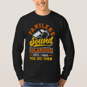 T-shirt Voie Et Entraîneur De Terrain Fartleks Son Hilarou