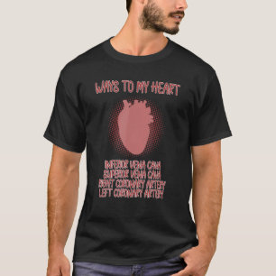T-shirt Voies vers mon coeur Med School Étudiants Médicale