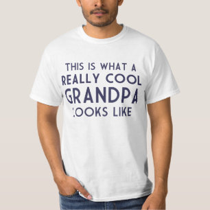 T-shirt Voilà à quoi ressemble un grand-père vraiment Cool