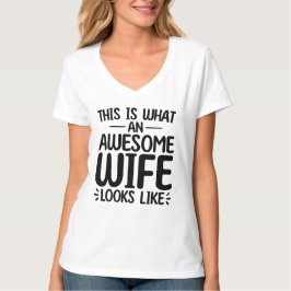 T-shirt Voilà À Quoi Ressemble Une Femme Merveilleuse