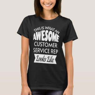 T-shirt Voilà Ce Qu'Un Rep Du Service À La Clientèle Sembl