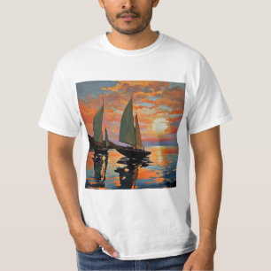 T-shirt Voile au coucher du soleil 5