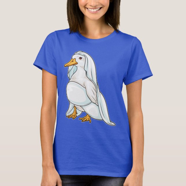T-shirt Voile de mariée Duck (Devant)