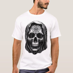 T-shirt Voile des ombres : le crâne énigmatique"