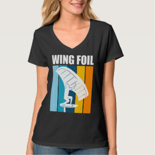 T-shirt Voile Foil Rétro Voile Surfeur Foil Voile