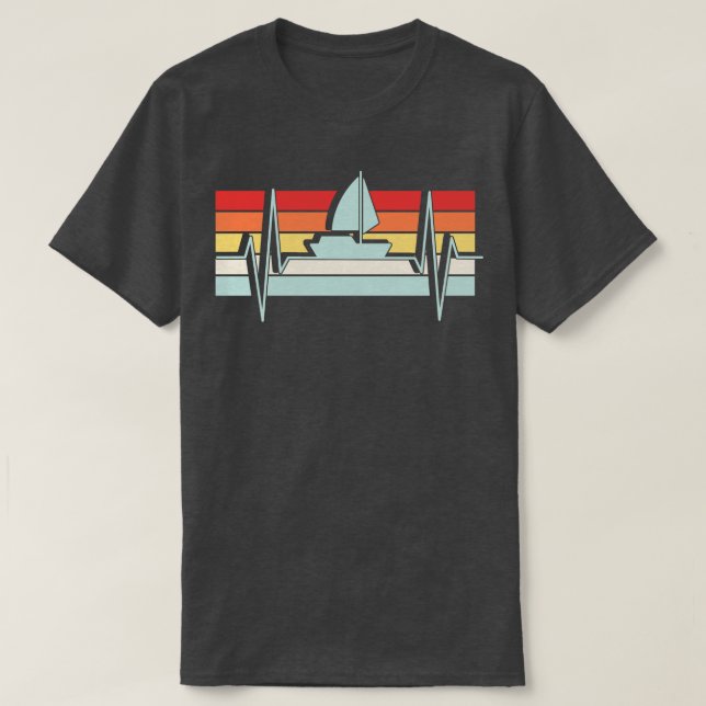 T-shirt Voile Heartbeat Retro 1 (Design devant)