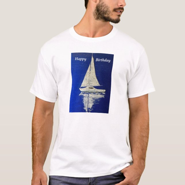 T-shirt Voile Joyeux anniversaire (Devant)
