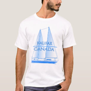 T-shirt Voile nautique côtière de Halifax