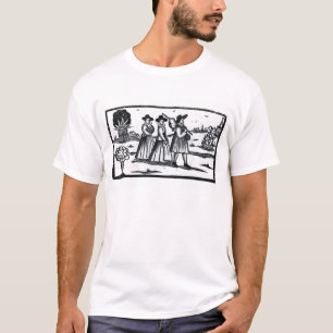 T-shirt Voile réglée par pèlerins sur la fleur printani