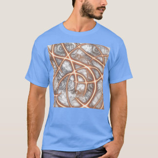 T-shirt Voiles d'or en métal