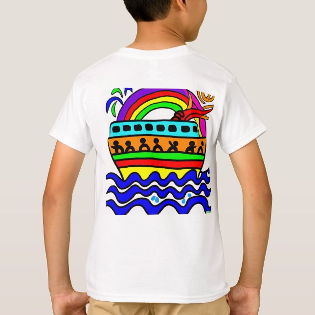 T-shirt Voilier dans l'aventure artistique (Dos)
