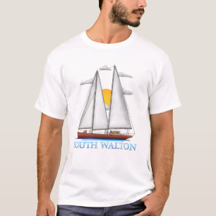 T-shirt Voilier nautique du littoral de South Walton